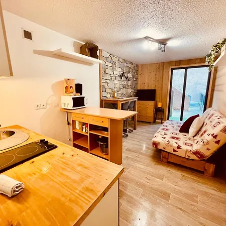 Studio, Terrasse 3 Pers * Aussois